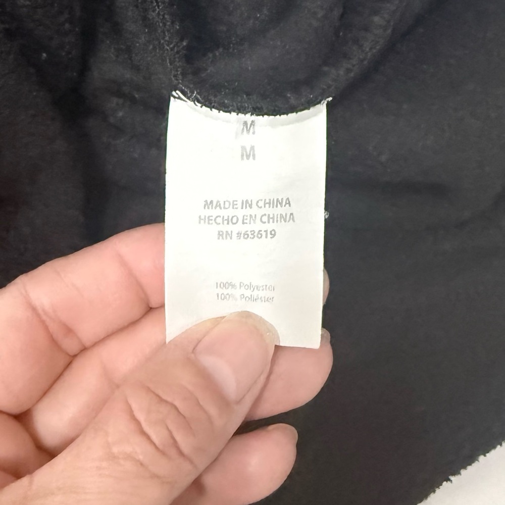 Bebe Black Logo Quarter-Zip Sweater size M - Picture 6 of 7